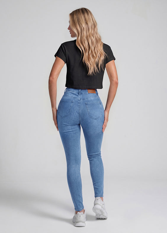 High Waisted Skinny Jeans
