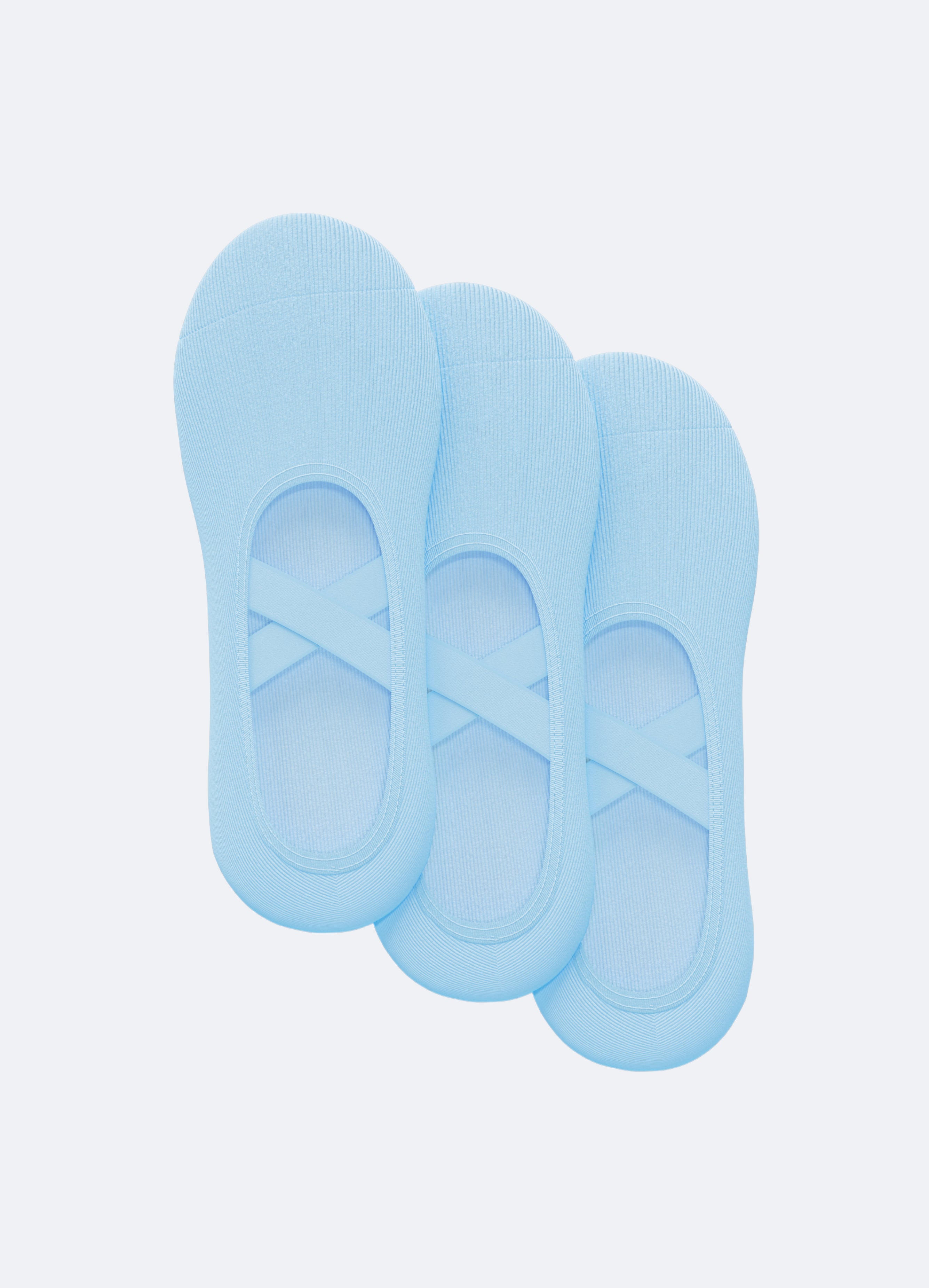 Pilates Grip Socks I 3-PACK (Color: Serenity Blue) | BetterMe Store