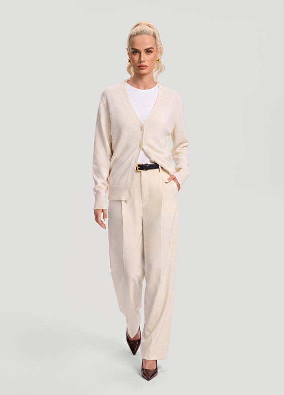 Classic Button Wool Cardigan