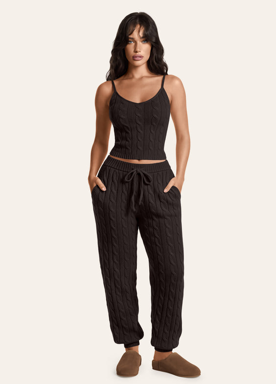 Cable Knit Pants