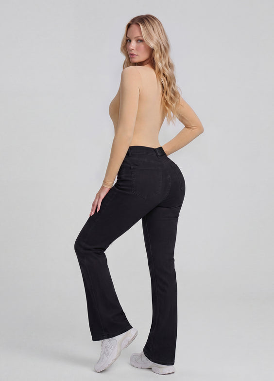 High Waisted Flare Jeans