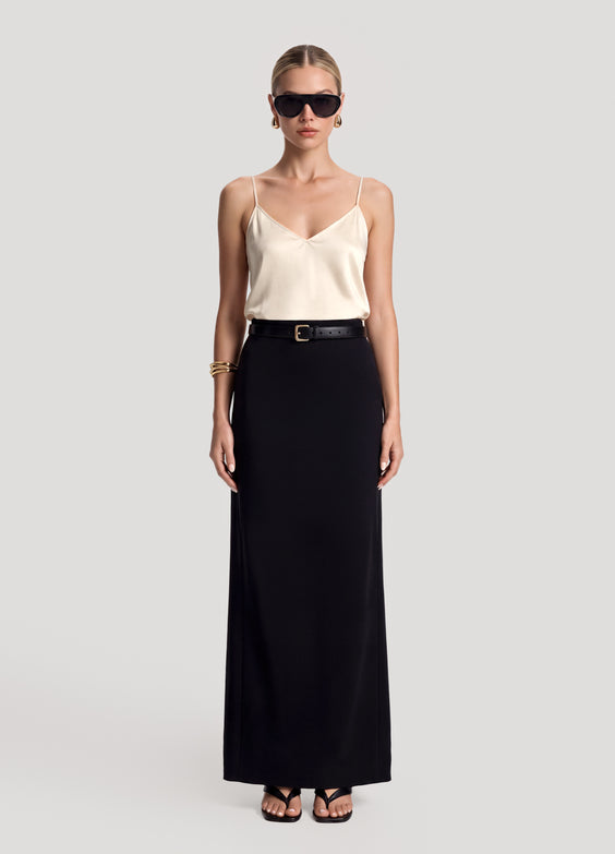 Tailored Maxi Skirt