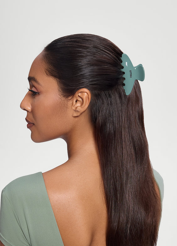 Pinza dentada pequeña para el cabello