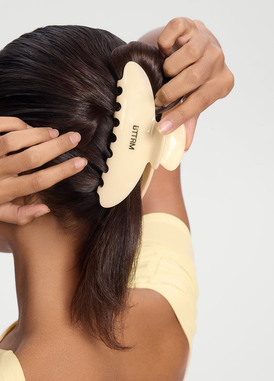 Pinza dentada grande para el cabello