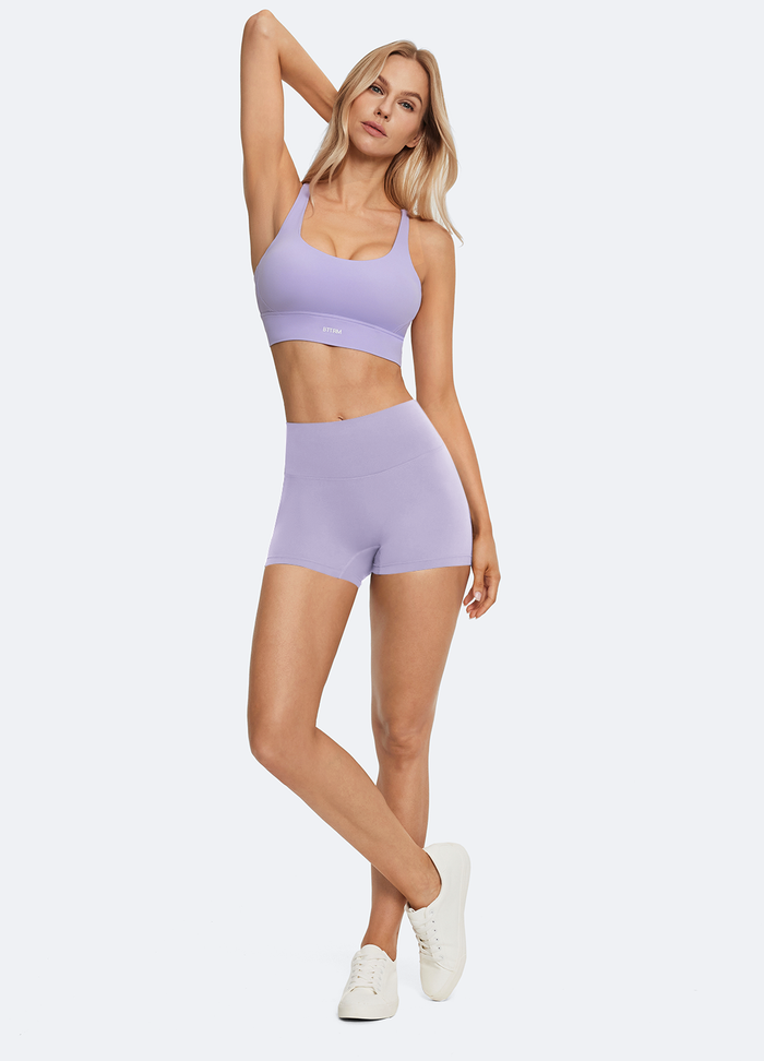 Micro-Shorts in Lavendel