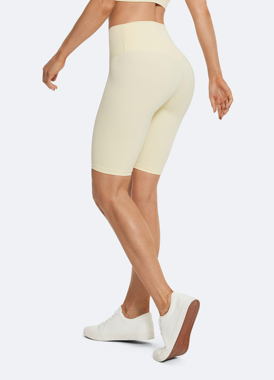 Short cycliste taille haute