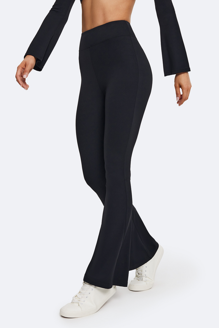 High-Waisted Flared Leggings