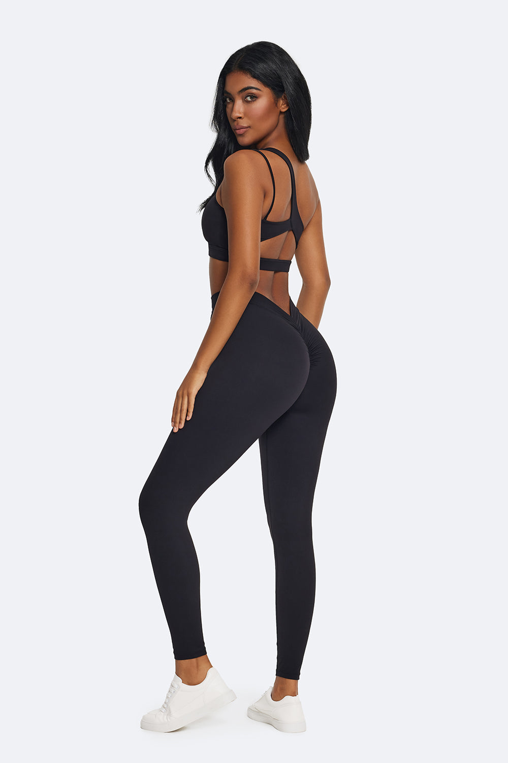 One-Shoulder Strap Top (Color: Black) | BetterMe Store
