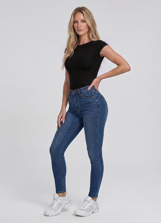 High Waisted Skinny Jeans