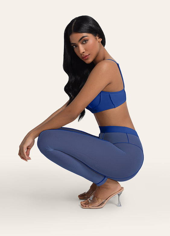 Semi-Sheer High-Rise Leggings