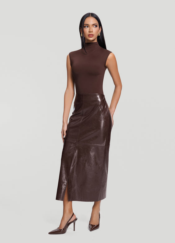 Mockneck Sleeveless Bodysuit