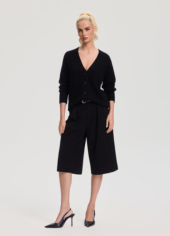 Classic Button Wool Cardigan