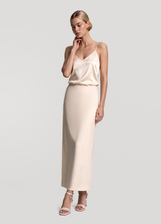 Tailored Maxi Skirt