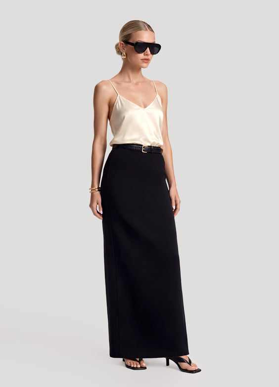 Tailored Maxi Skirt