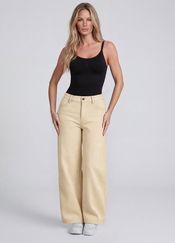 Seamless Strap Tummy-Control Full Body Shaper Bodysuit