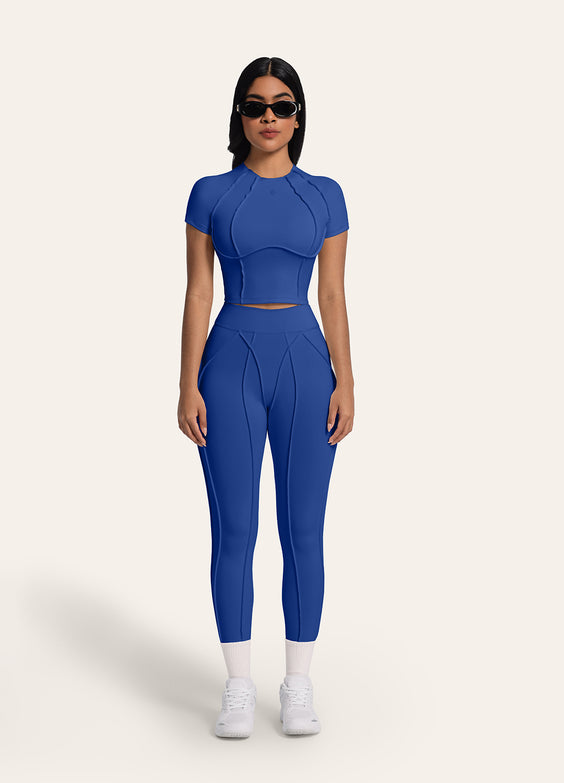 Contour Stitch Crop Top