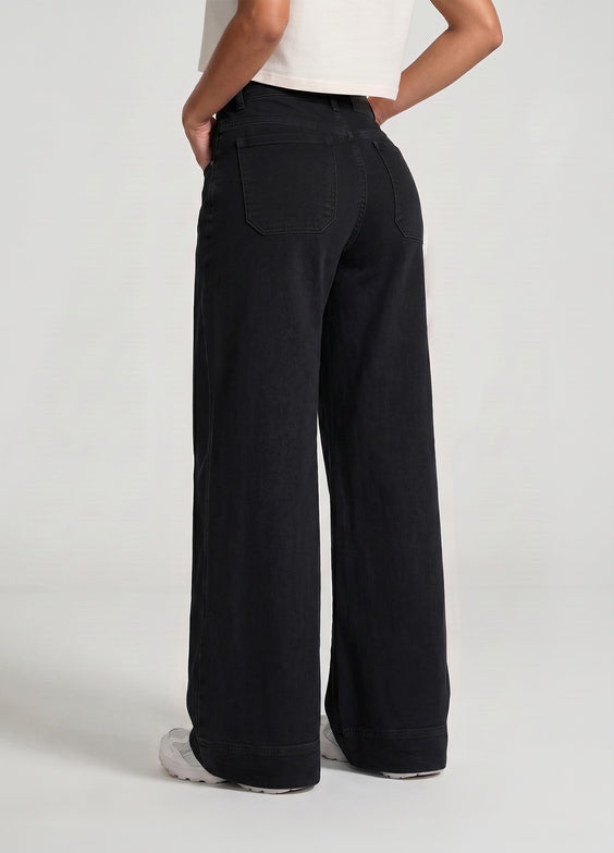 High Waisted Wide Leg Jeans