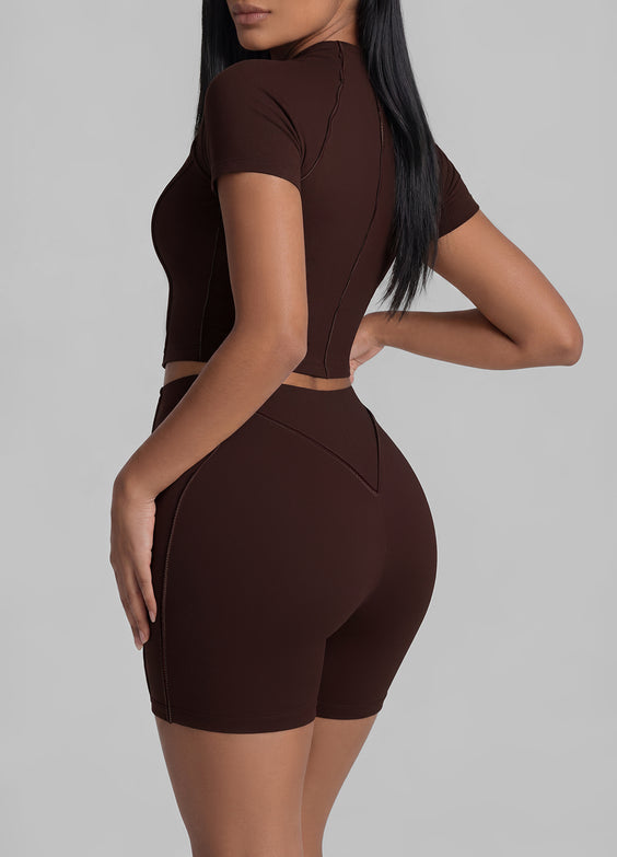 Contour Stitch Micro Shorts
