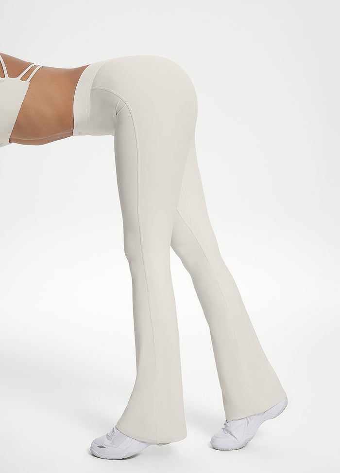 Scrunch Back Flared Leggings