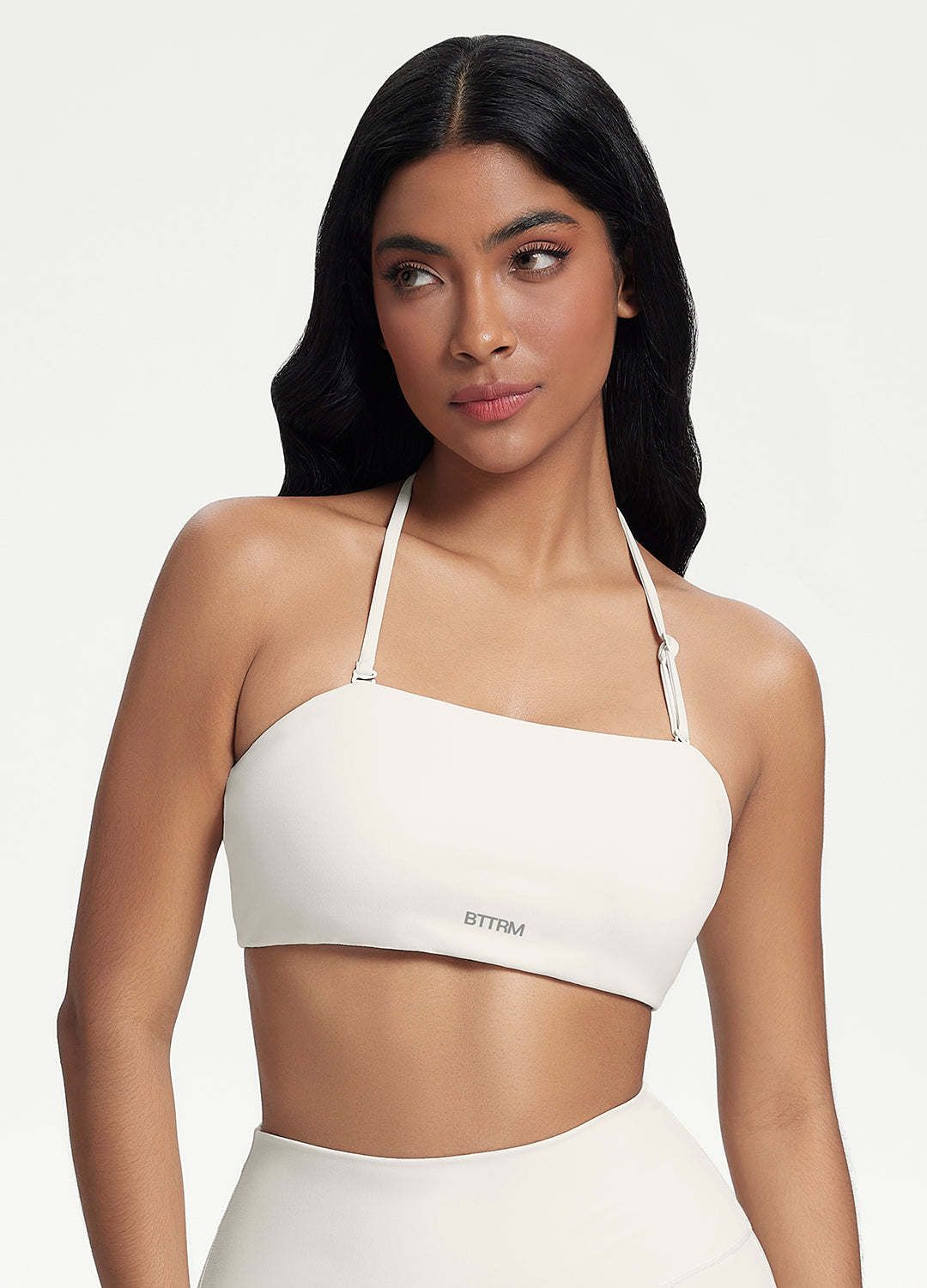 Back-Clasp Bandeau Top (Color: White) | BetterMe Store