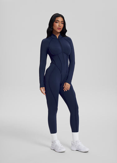Catsuit con espalda cerrada