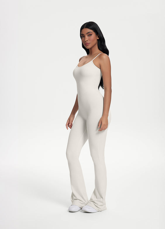 Flared Scrunch Jumpsuit