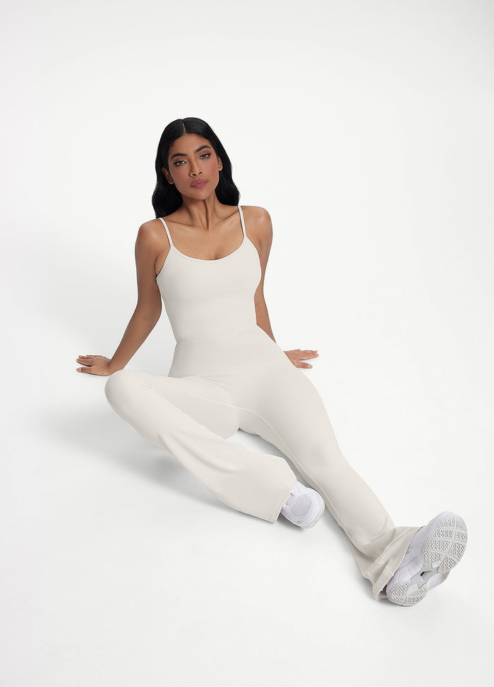 Flared Scrunch Jumpsuit