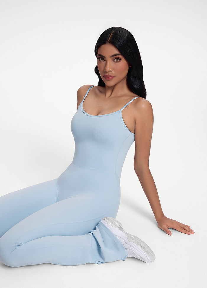 Flared Scrunch Jumpsuit