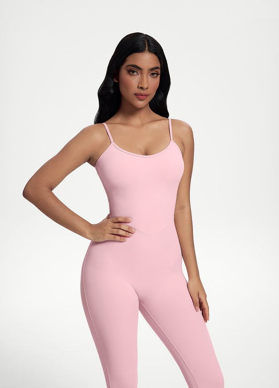 Flared Scrunch Jumpsuit