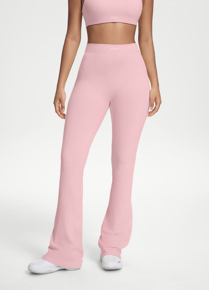 Scrunch Back Flared Leggings