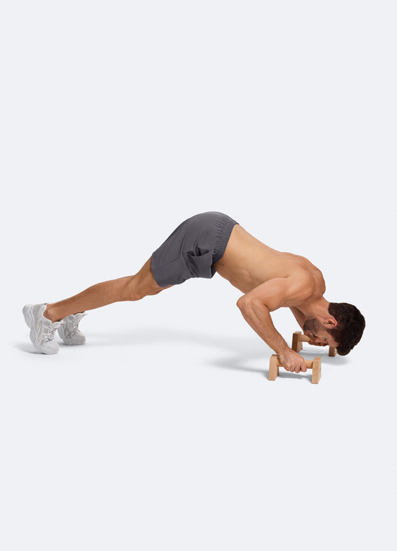 Push-up Griffe aus Holz
