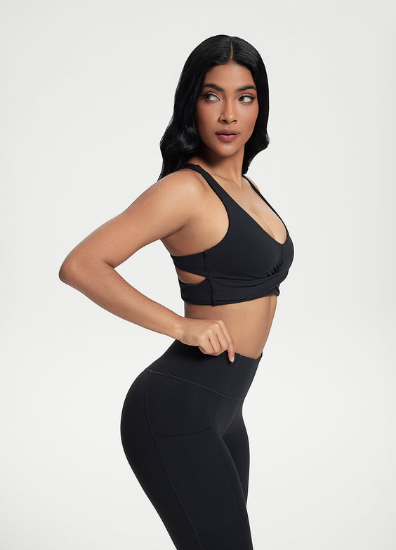 Double Strap Sculpt Top