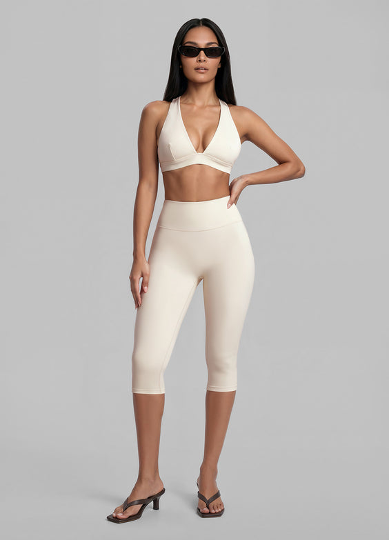 High-Waisted Sculpt Capri Leggings