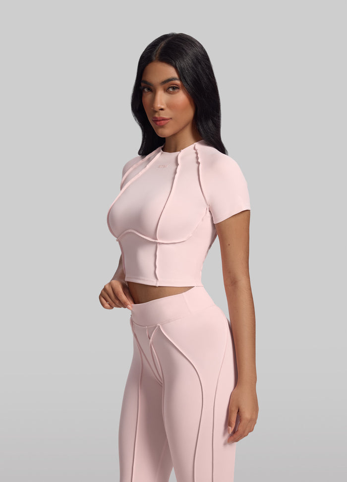 Contour Stitch Crop Top