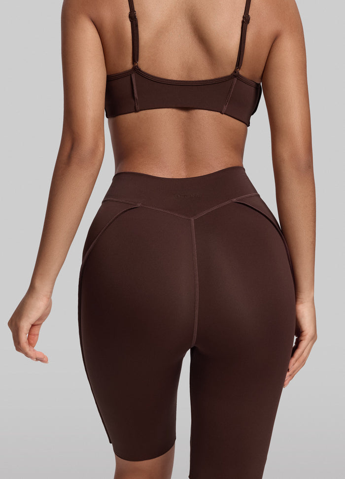 Figurformende Radler-Shorts mit Nahtdetails