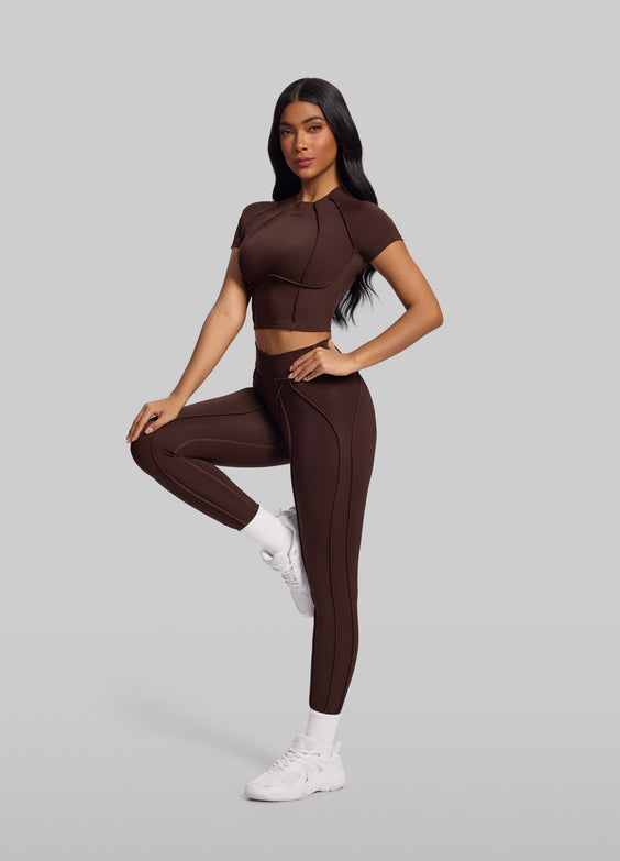 Legging com Costuras de Contorno  