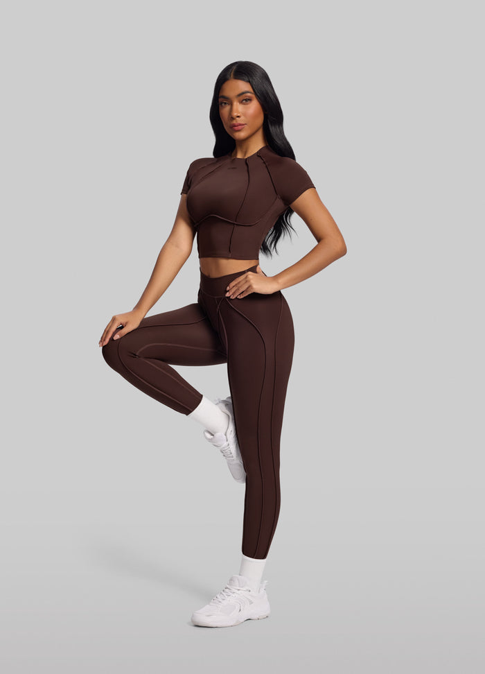 Legging com Costuras de Contorno  