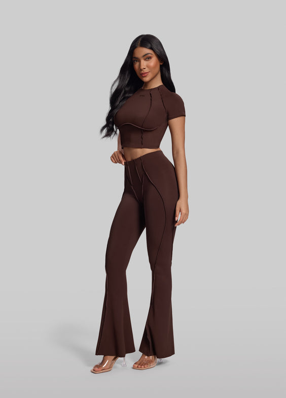 Legging long évasé