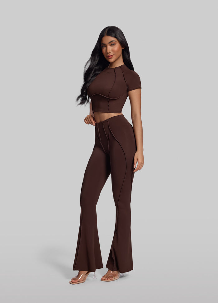 Подовжені легінси-кльош