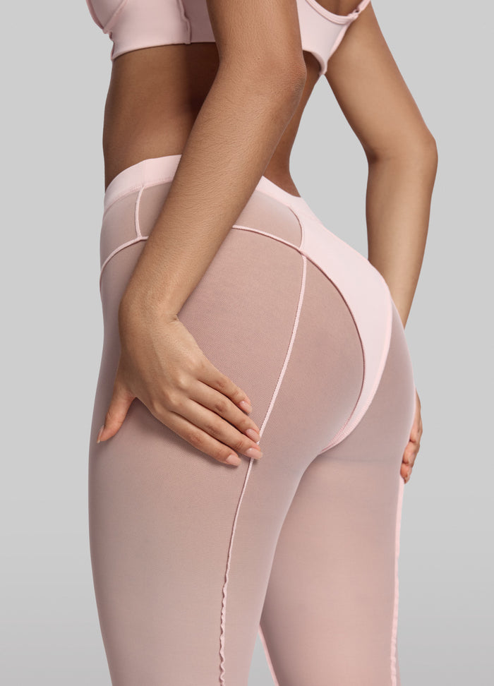 Semi-Sheer High-Rise Leggings