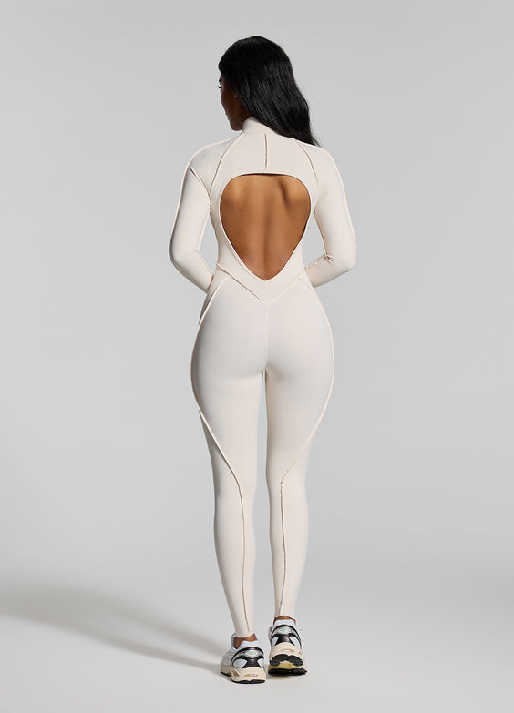 Catsuit de manga larga