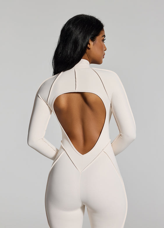 Catsuit de manga larga