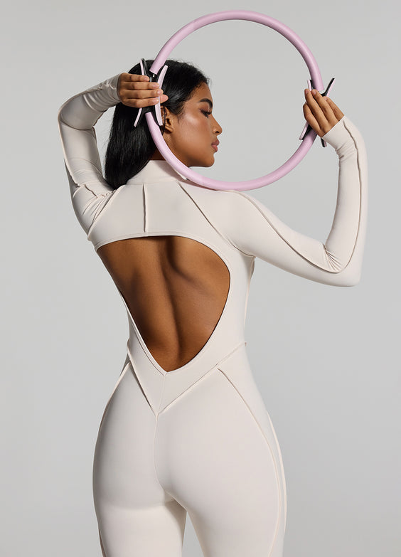 Catsuit de manga larga