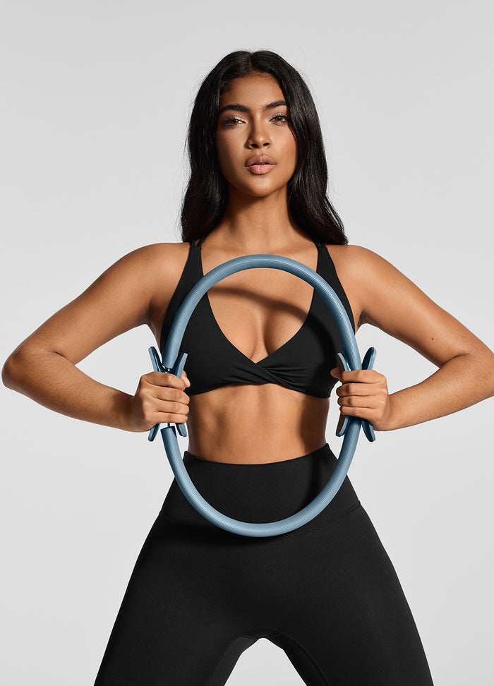 Criss-Cross V-Neck Bra