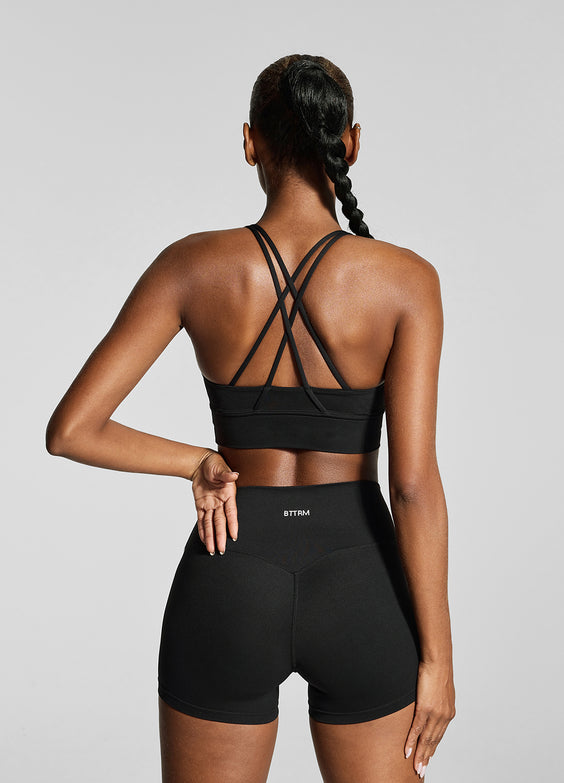 Micro-Shorts mit hohem Bund