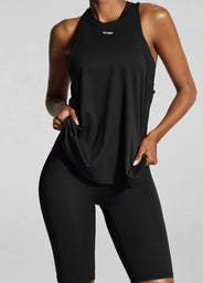 Jet Black Tank Top