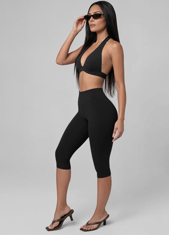High-Waisted Sculpt Capri Leggings