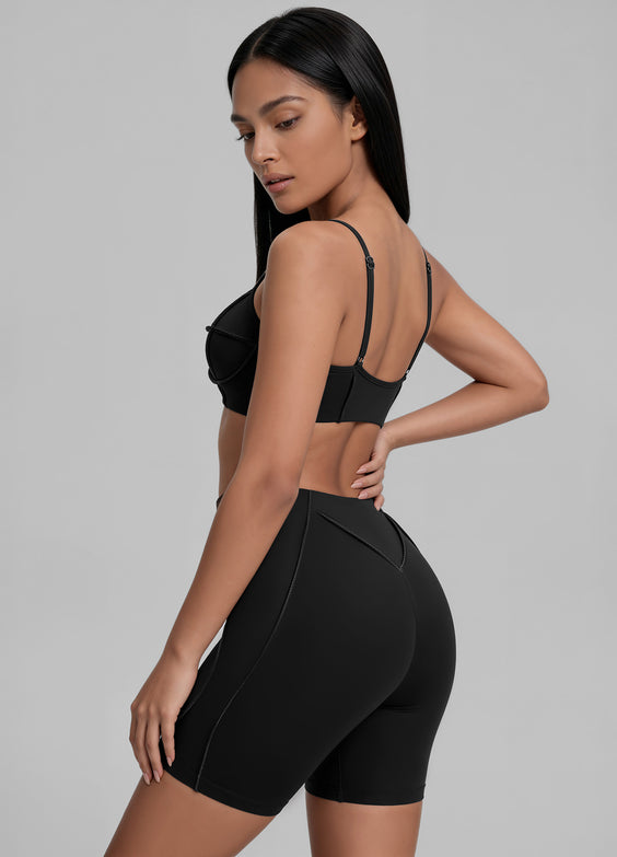 Contour Stitch Micro Shorts
