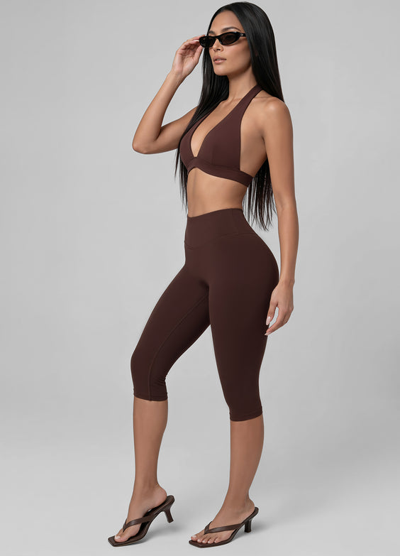 High-Waisted Sculpt Capri Leggings