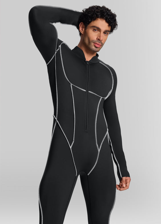Contour Stitch Closed-Back Herosuit